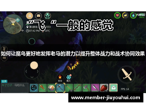 如何让魔鸟更好地发挥老马的潜力以提升整体战力和战术协同效果