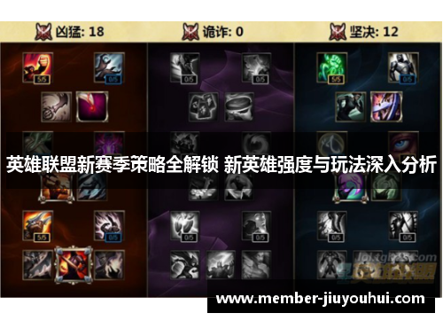 英雄联盟新赛季策略全解锁 新英雄强度与玩法深入分析